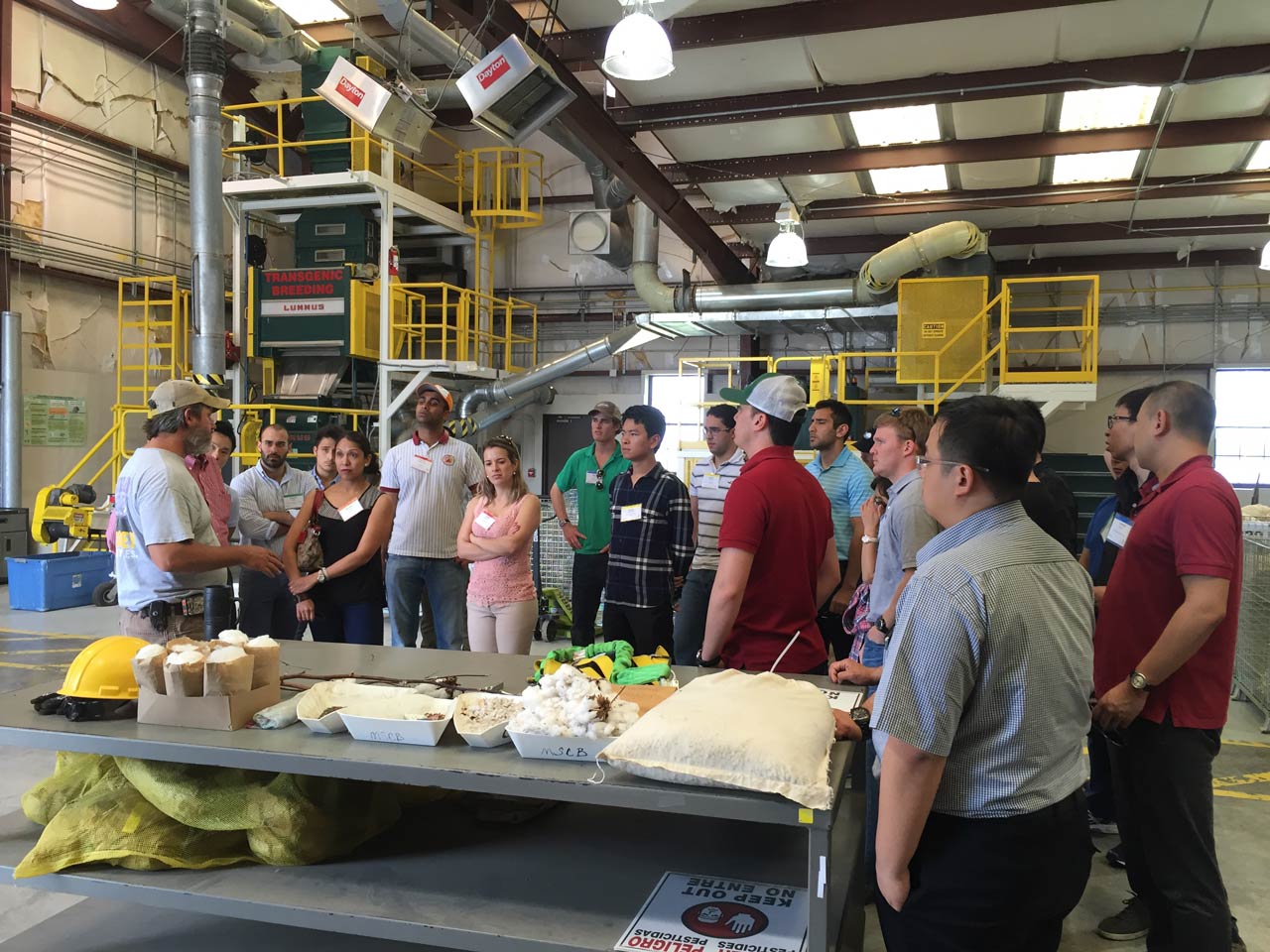 Students learning in a class